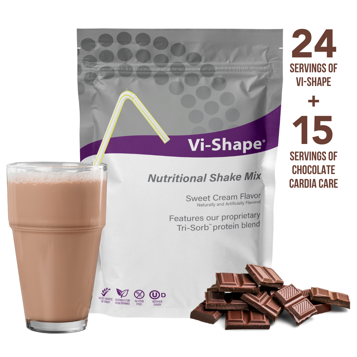 Chocolate Cardia Care + Vi-Shape