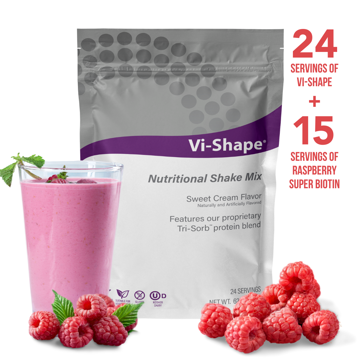 Raspberry Super Biotin + Vi-Shape - CA