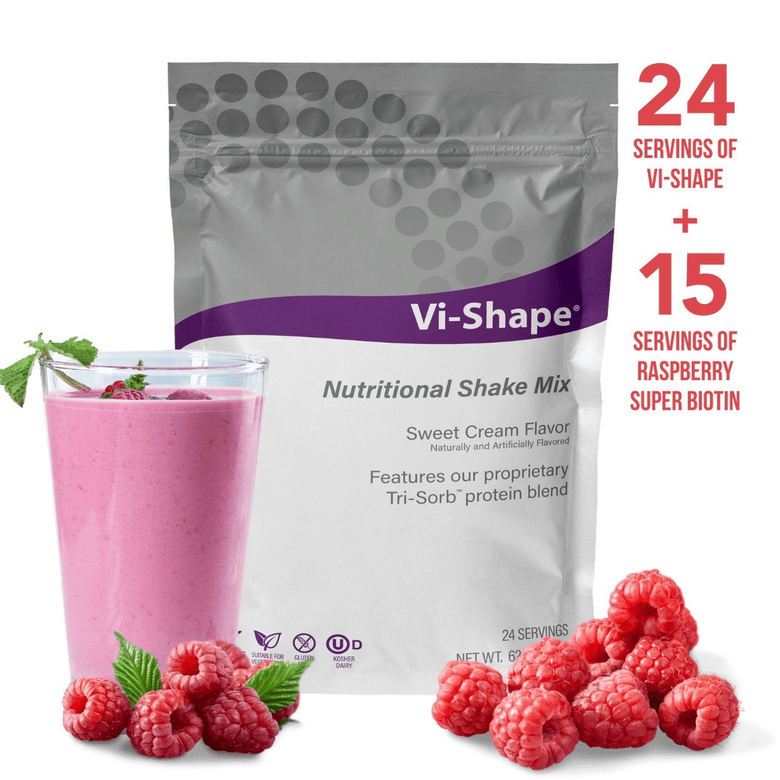 Raspberry Super Biotin + Vi-Shape - Vi